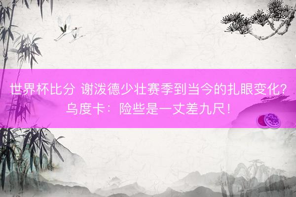 世界杯比分 谢泼德少壮赛季到当今的扎眼变化？乌度卡：险些是一丈差九尺！
